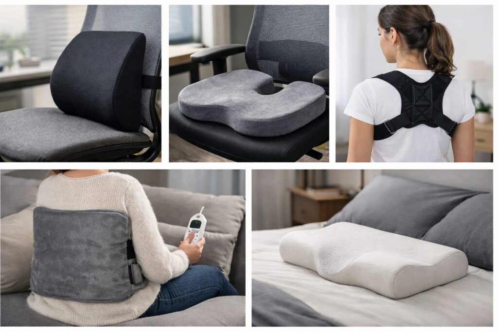 spine pain relief products for back and posture support
