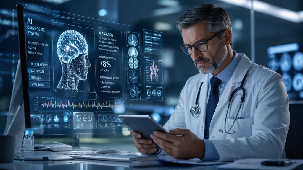 AI assisting medical diagnosis